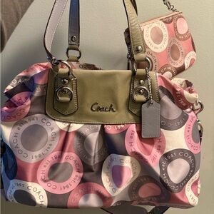 Vintage Coach Ashely Purse with Wristlet